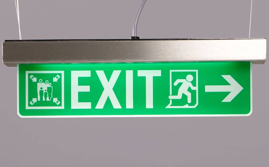 uscite-emergenza-luci-led Lampade LED per uscite di emergenza e vie di esodo su yacht
