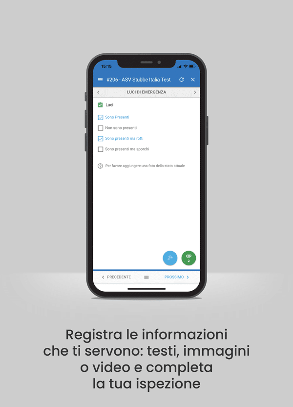 Registra le informazioni che ti servono