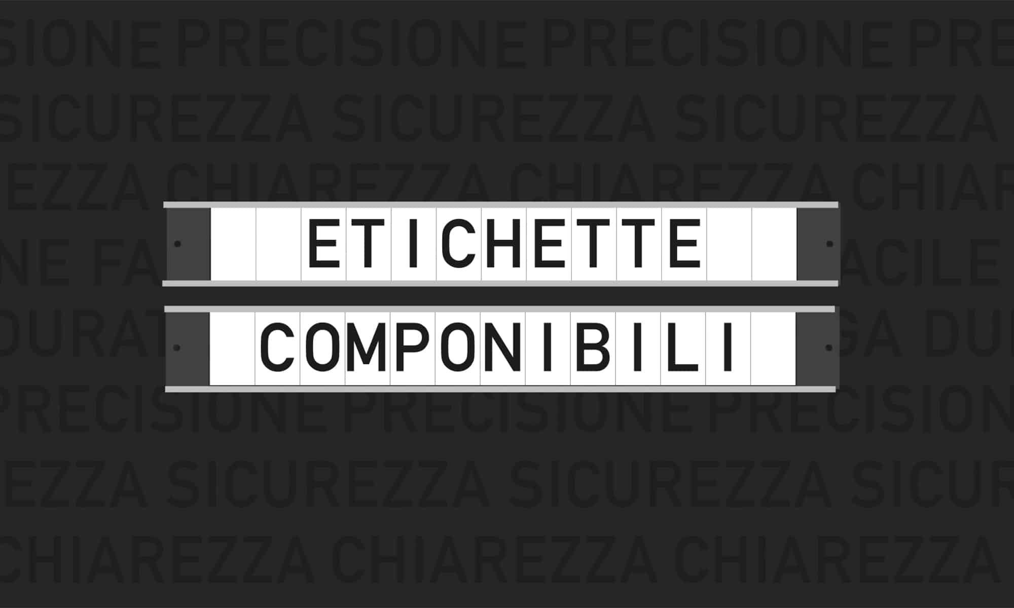 Etichette componibili copertina