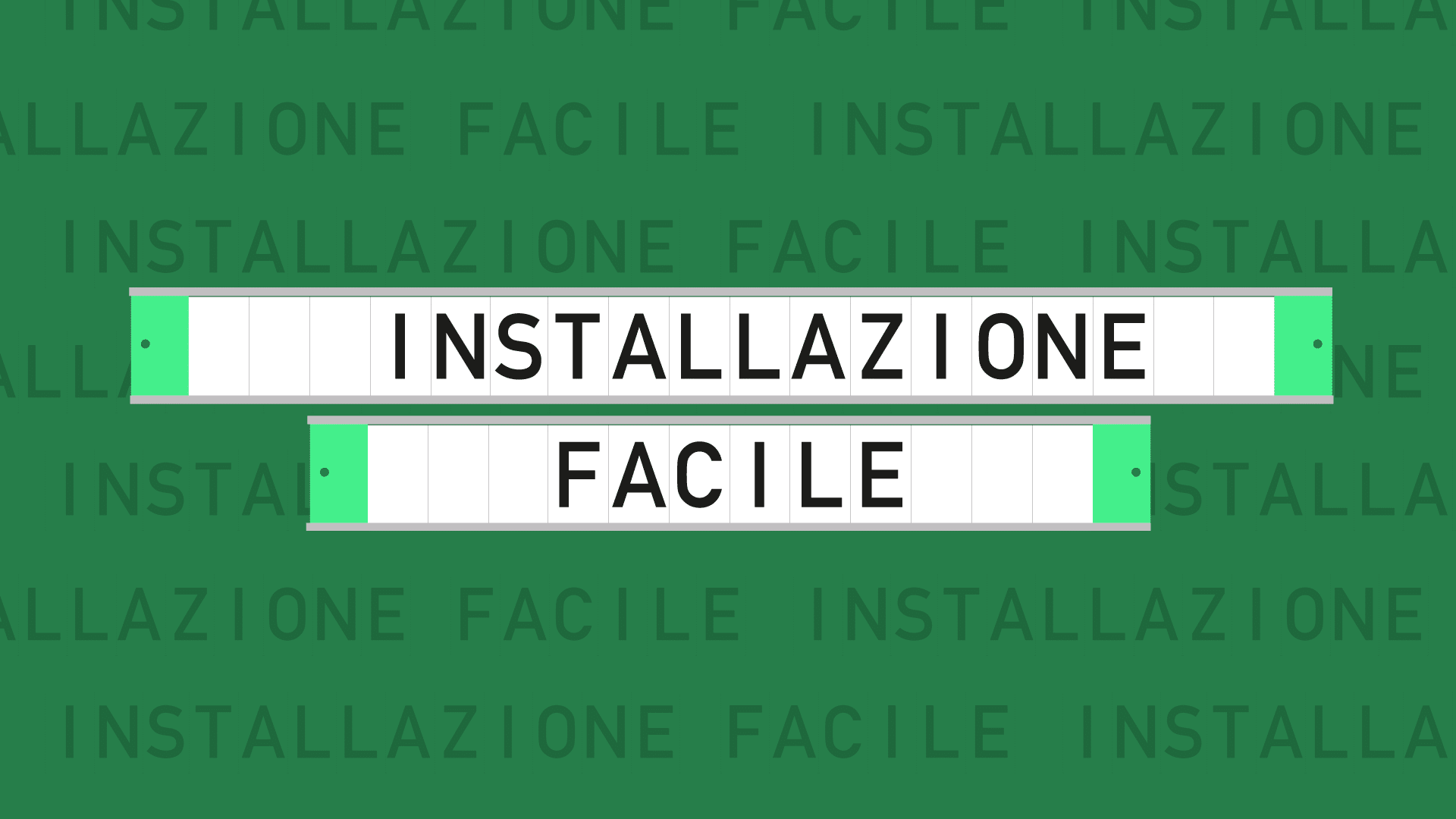 Etichette componibili di facile installazione